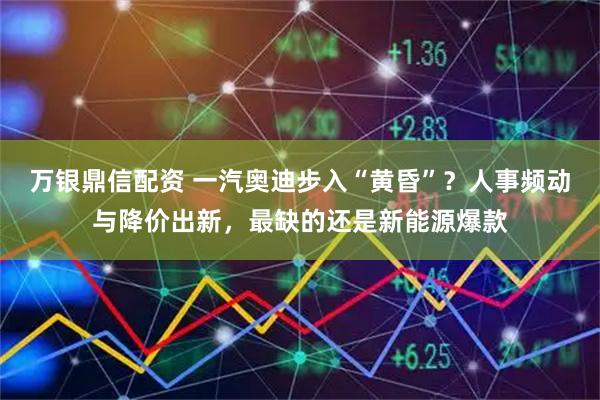 万银鼎信配资 一汽奥迪步入“黄昏”？人事频动与降价出新，最缺的还是新能源爆款