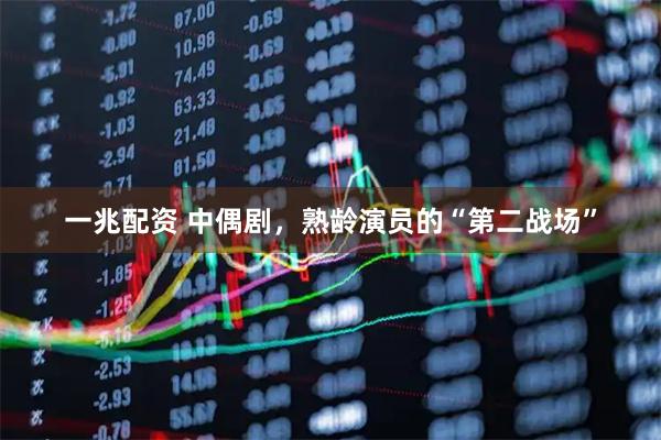 一兆配资 中偶剧，熟龄演员的“第二战场”