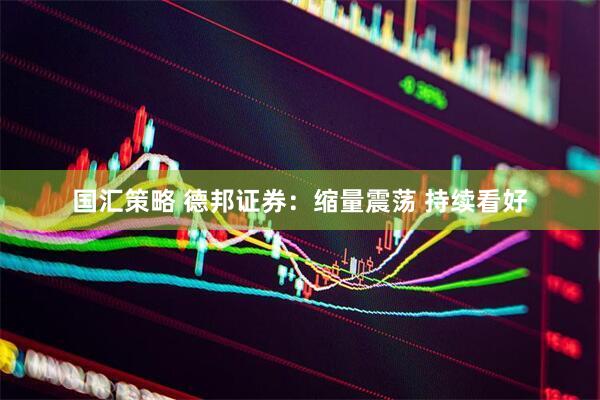 国汇策略 德邦证券：缩量震荡 持续看好